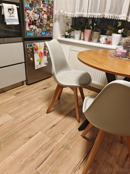 Jedálenské stoličky šedé - 3