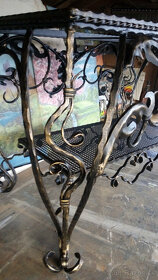 Barokový exkluzívny kovaný stolík - 3