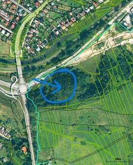 predaj: pozemok nad južným obchvatom mesta Brezno ( cestou - 3