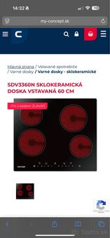 Sklokeramická varná doska Concept - 3