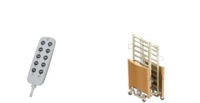 1x Elektricky ovládané rehabilitačné lôžko TAURUS TR/W - 3