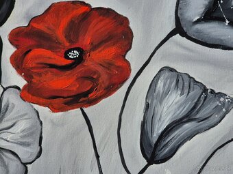 Dive maky olej/akryl? na platne signovany Selecka - 3