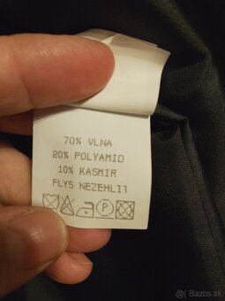 Vlnený kabát s kašmirom 44 - 3