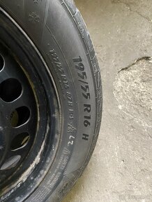 Zimné pneu s plechovými diskami 195/55/16 - 3