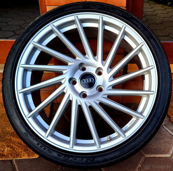 alu R19 5x112, letné pneu 245/35, Audi A4. Mercedes E + C - 3