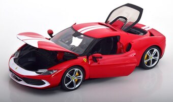 Ferrari 296 GTB Assetto Fiorano 2022 Red - 1:18 Bburago - 3