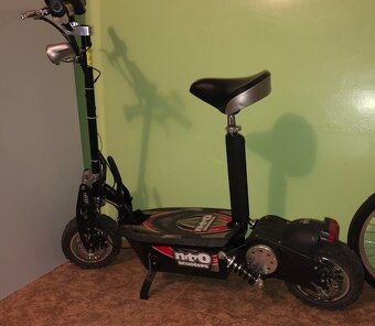 Predám el. kolobežku + sedačka , offroad - 3