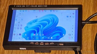 7" mini monitor LCD HDMI, VGA, AV - napájanie 12V - 3