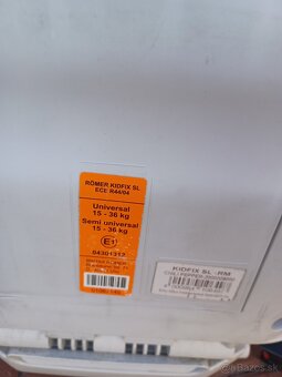 Autosedačka Römer Kidfix 15- 36kg - 3