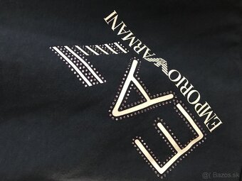 EMPORIO ARMANI originál z kryštálmi damska mikinka S/M - 3