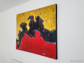 Ručne maľovaný obraz 130cm x 100cm - 3