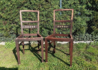 Starožitné stoličky z obd. historizmu cca 1860 na dokončenie - 3