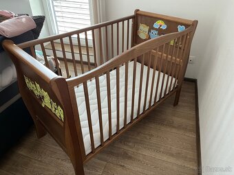 Kvalitná Detská postieľka Noble Cot 120x60 Vintage - 3