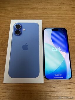 Predám iPhone 16 128GB, TOP, 96% BAT, ZARUKA 1R, VOLNY - 3