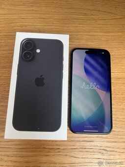 Predám iPhone 16 128GB, BLACK, TOP, ZARUKA SK, VOLNY 96% BAT - 3