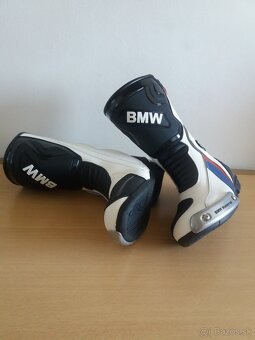 Moto Kožené Čižmy BMW Motorrad Velkost 41 - 3