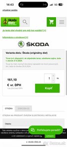 Zväzok parkovacích senzorov Škoda VW 3T9 971 104F - 3