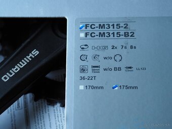 Nové kľuky Shimano Altus FC-M315 - 3