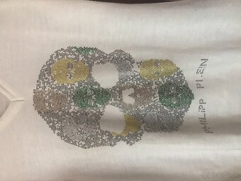 PHILIPP PLEIN white dámsky trickovy/svetrik S/M - 3