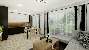 Novostavba 3-izb.bytu 70 m2 so záhradou, terasou a 2 park. m - 3