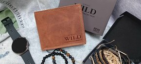 Pánska kožená peňaženka Wild - 3