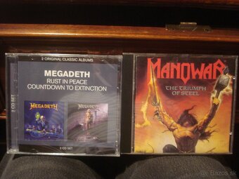 CD MANOWAR P.JAM TREX RAINBOW ZZ TOP DYLAN R.STONES MEGADETH - 3