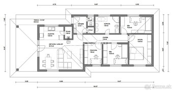 5 IZ. RODINNÝ DOM S VEĽKORYSÝM POZEMKOM - 209 000.-€ - 3