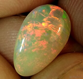 Drahý opál 1,25ct slza WELO ETIOPIA - 3