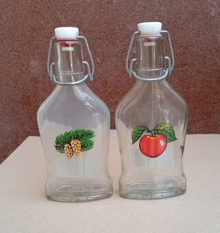 Veci zo skla, retro šunkovar, retro lampička. - 3