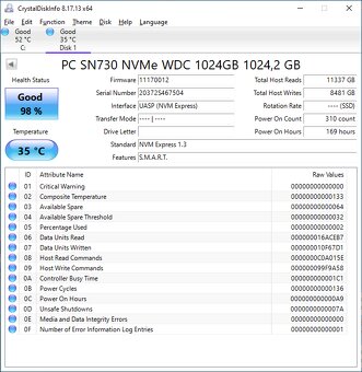 SSD 1T M.2 NvME WD SN730 hard disk - 3