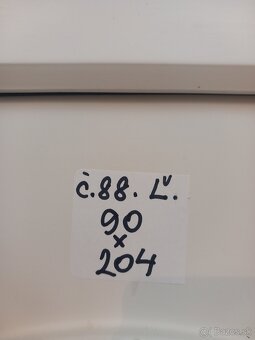 Plastové dvere č.88. 90x204cm Ľ - 3