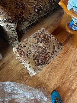 Sedačka +2xKreslo+2xtaburetka - 3