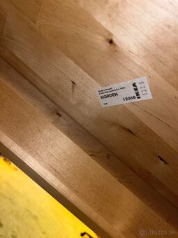 Norden ikea 75x75 stôl drevo - 3