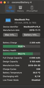 MacBook Pro 13 i5 / 16 GB RAM / 256 GB SSD
- 3