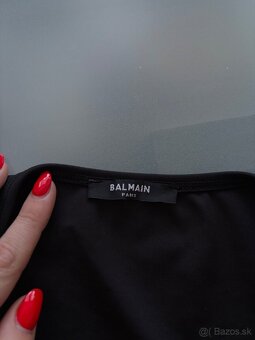 Balmain top s dlhým rukávom - 3