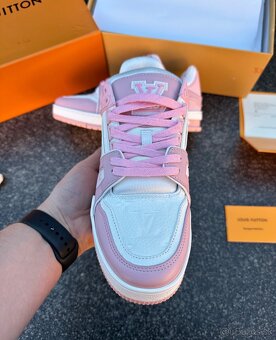 Louis Vuitton tenisky ruzove komplet balenie - 3