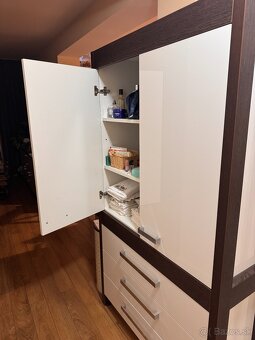 KRÁSNY KÚPEĽŇOVÝ SET - Komoda s umývadlom + skriňa - 3