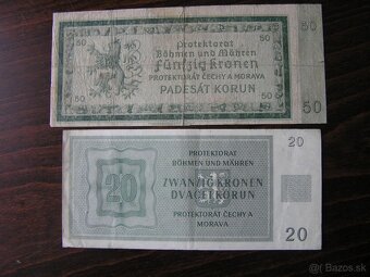 BANKOVKY: PROTEKTORÁT ČIECH a MORAVY(1939-1945) - 3