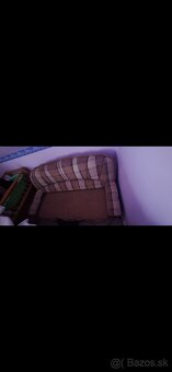 Predám veľkú pohovku a 2 kreslá – zachovalý stav - 3