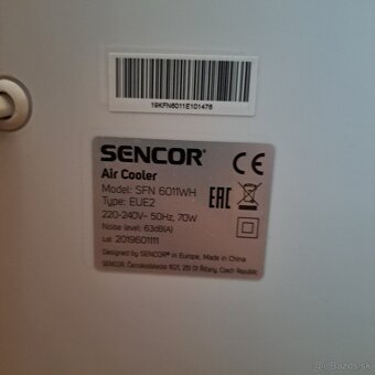 Zvlhčovač a ochladzovač vzduchu Sencor SFN6011WH - 3