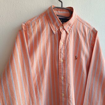 Ralph Lauren elegantná pruhovaná košeľa s dlhým rukávom M - 3