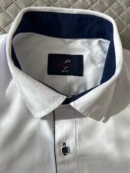 Košeľa biela č. M,  39-40 - 3