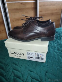 Oblek 134 a topánky 33 - 3