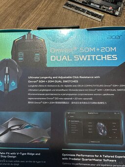 Acer Predator Cestus 500, herná myš, čierna - 3