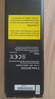 Predám bateriu Panasonic na el.bicykel Crussis 720Wh. - 3