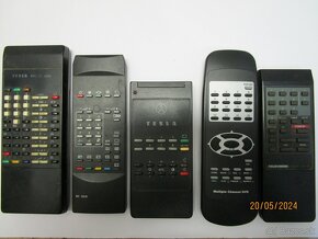 PREDAM ROZNE DIALKOVE OVLADACE NA TV,CD,VIDEA CENA 1ks 5€ - 3