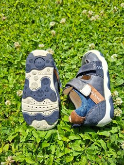 Chlapčenské kožené barefoot poltopánky GEOX, veľkosť 22 - 3