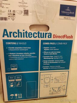 Villeroy & Boch Architectura - Závesné WC s WC doskou SoftCl - 3