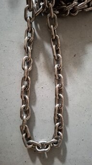 Nerezová reťaz 6 x 18,5 mm (vhodná aj na hojdačky) - nová - 3