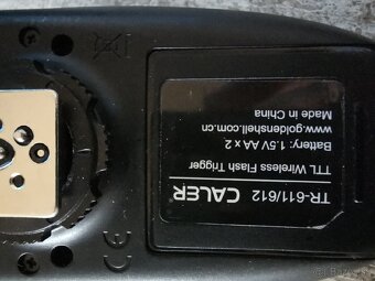 Rádiový odpalovač TR-612 Nikon TTL dosah až 300m - 3